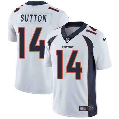 Nike Men & Women & Youth Broncos 14 Courtland Sutton White NFL Vapor Untouchable Limited Jersey,We sell and wholesale Nike Men & Women & Youth Broncos 14 Courtland Sutton White NFL Vapor Untouchable Limited Jersey on line form chian!